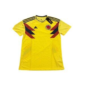 Adidas Climalite 2018 Colombia Home Kit Soccer Jersey Men's Large NWT